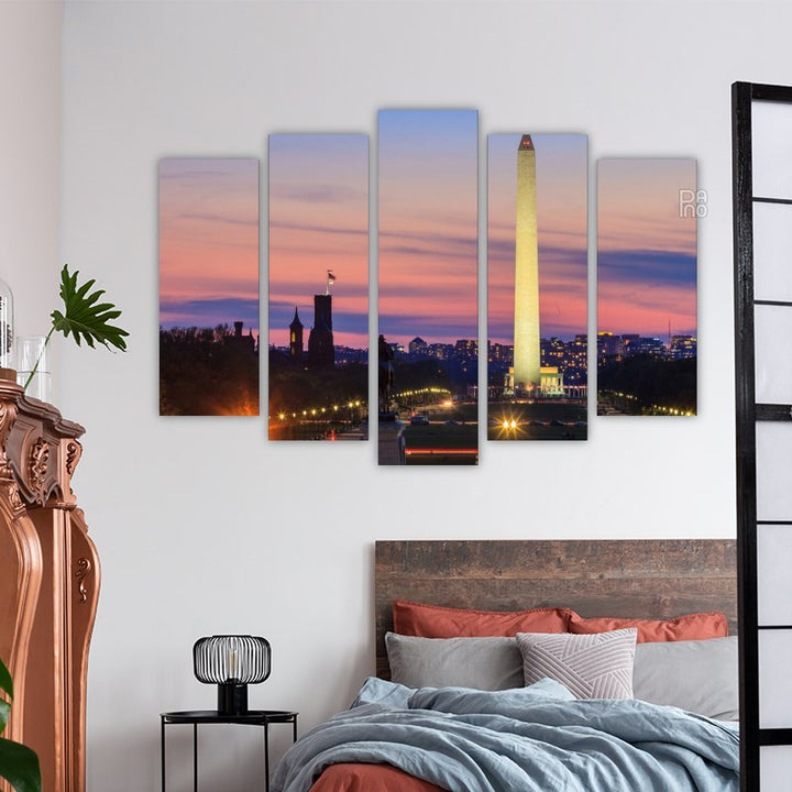 Washington with orange sunset – reference image 3