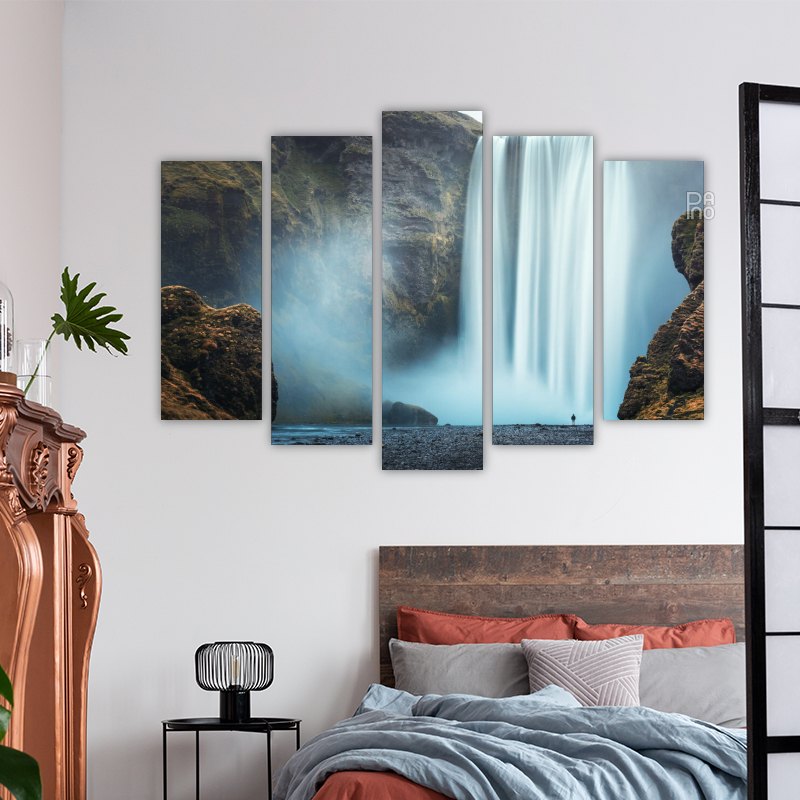 Waterfall at Skogafoss – reference image 3