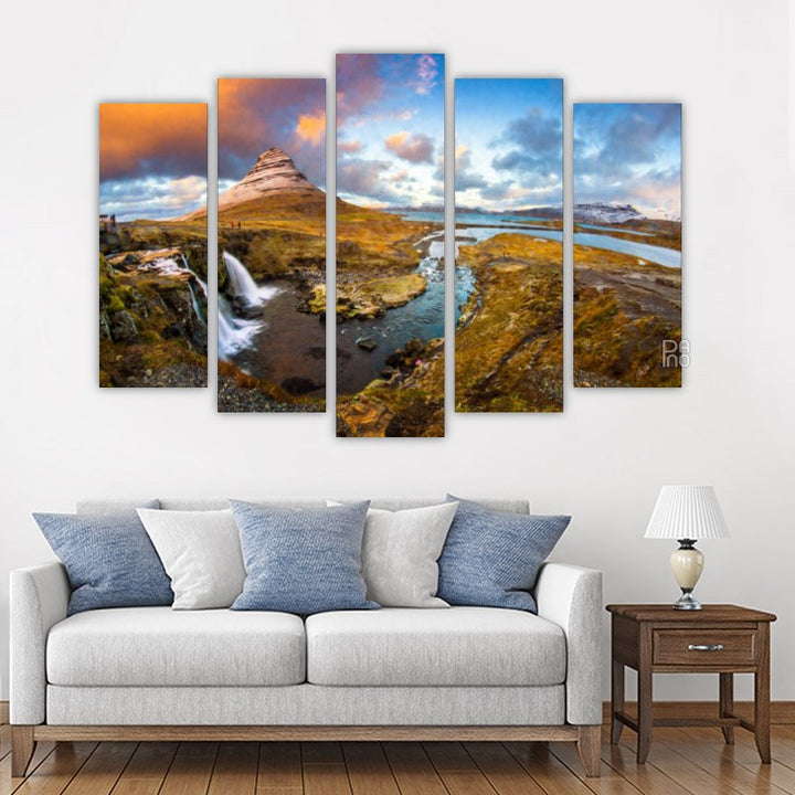 Nature Landscape – five-piece modular wall art