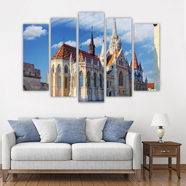 Matthias Church – five-piece modular wall art