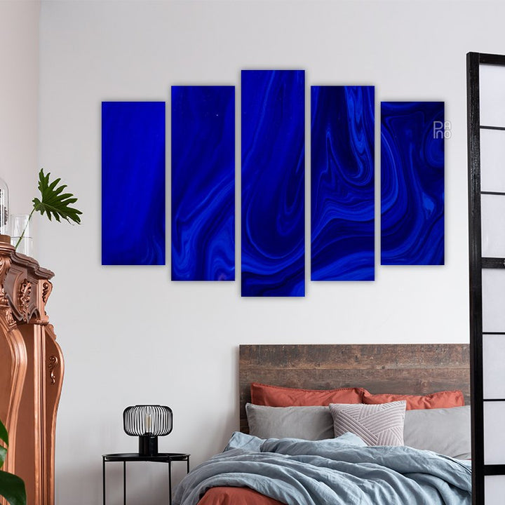 Liquid Dark Blue Texture – reference image 3