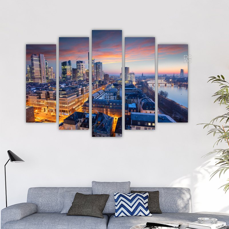 Frankfurt at night – reference image 2