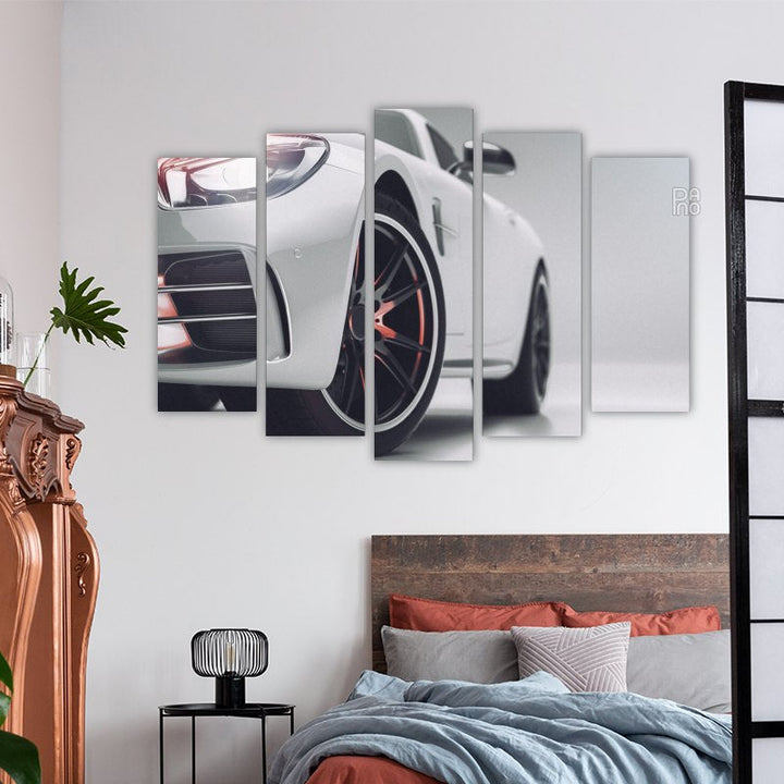White sports car – reference image 3