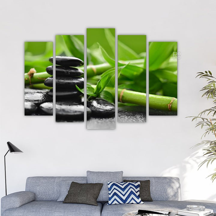 Bamboo with Spa Stones – reference image 2