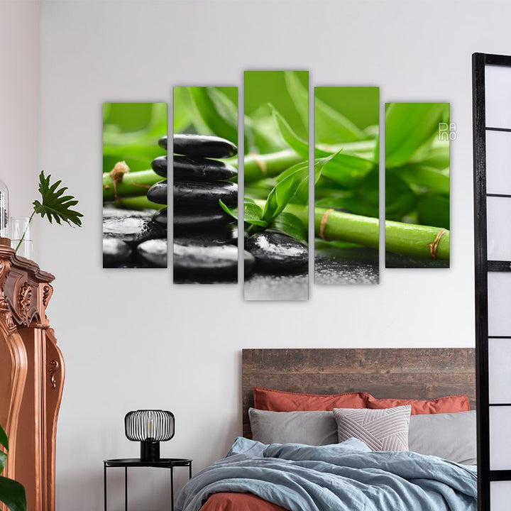 Bamboo with Spa Stones – reference image 3