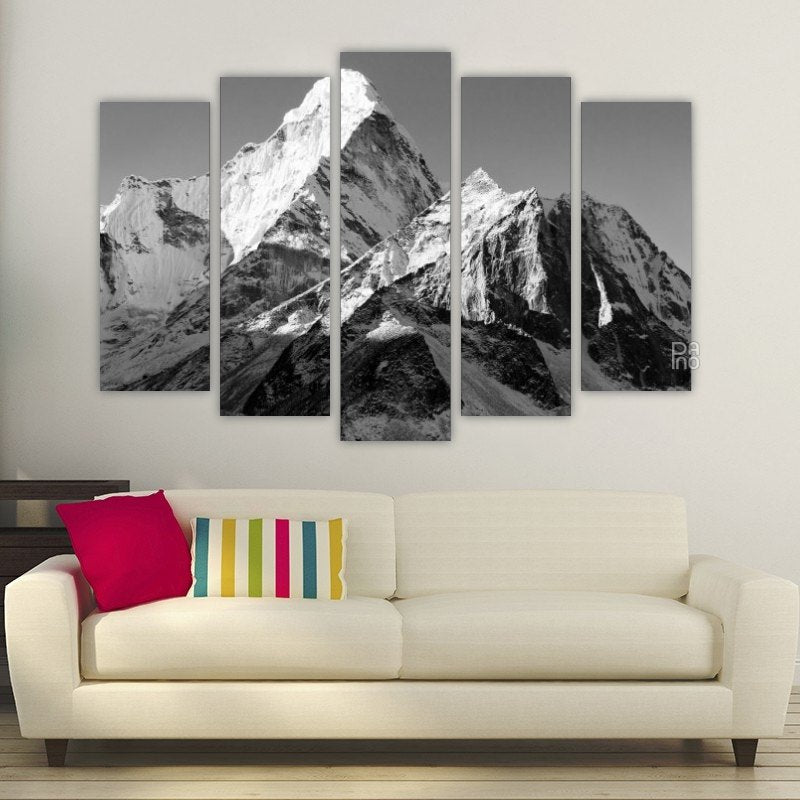 Path to Everest Base Camp – five-piece modular wall art