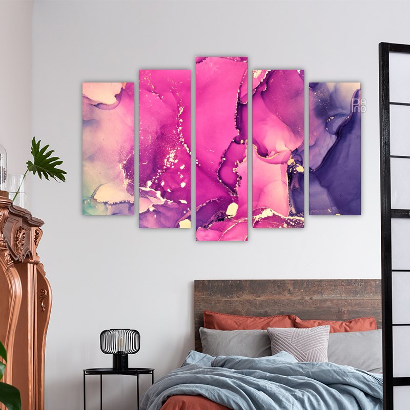 Marble Effect in Pink – reference image 3