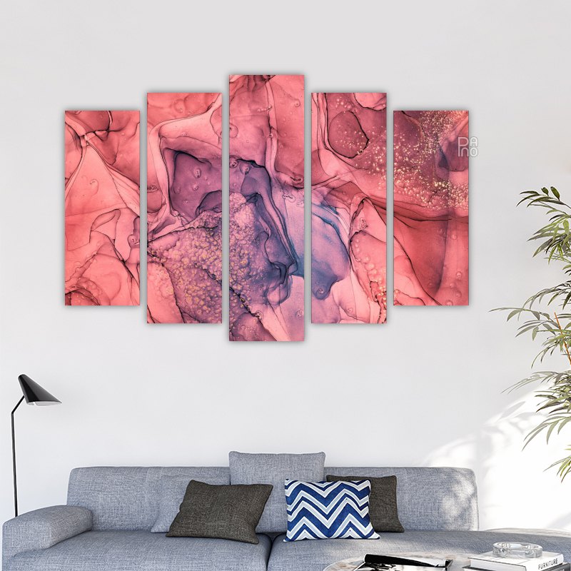 Marble Effect with Pink – reference image 2