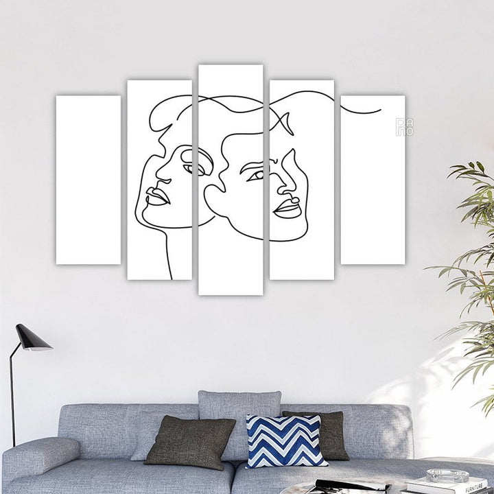 Loving abstract faces – reference image 2