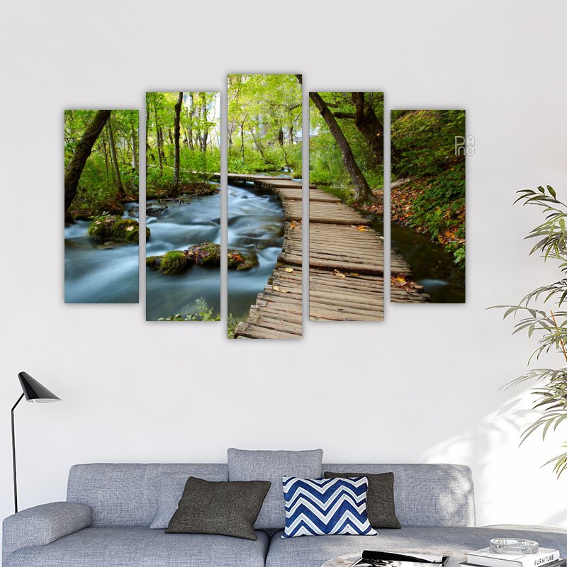 Wooden Path in the Park – reference image 2
