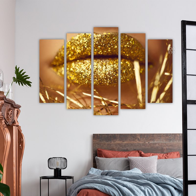 Golden lips – reference image 3