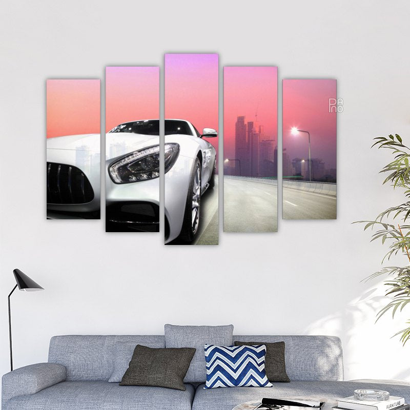 Fast Luxury White Car – reference image 2