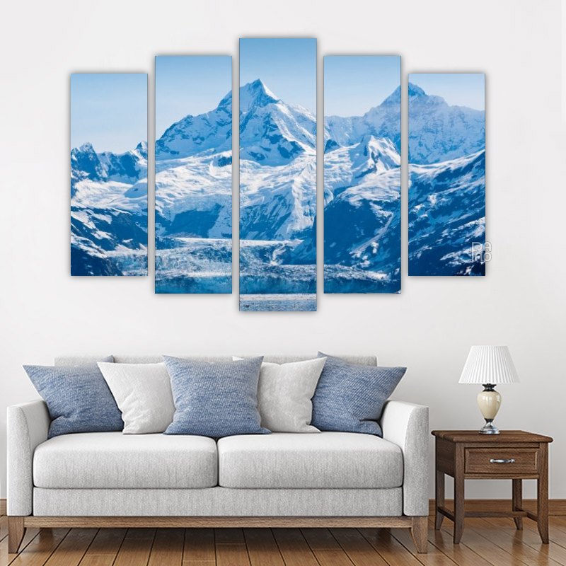 Glacier Bay National Park – five-piece modular wall art