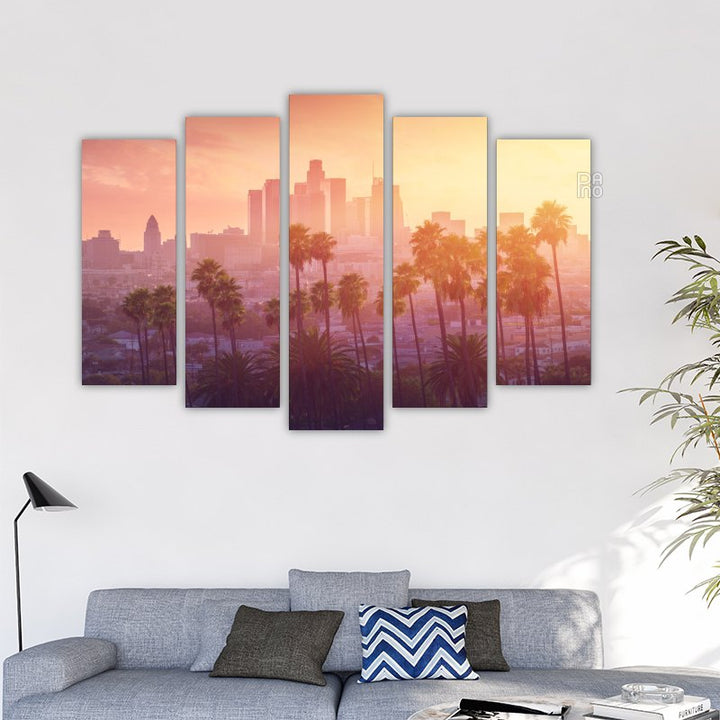 Sunset over Los Angeles – reference image 2