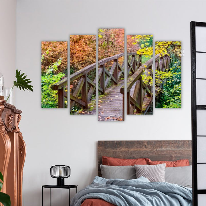 Wooden Bridge in the Forest – reference image 3
