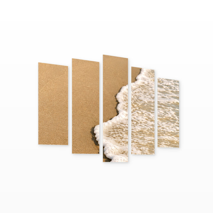 Invitation with Dreamlike Atmosphere — five-panel wall art on white background in perspective | 5wallart 57505 M1