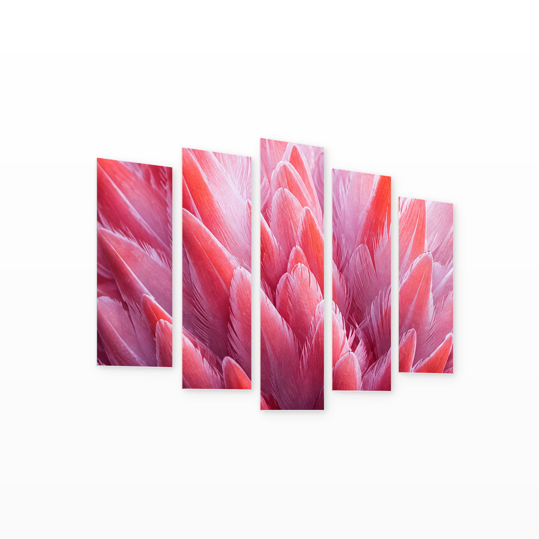 Touch Contemporary Study — five-panel wall art on white background in perspective | 5wallart 57648 M1
