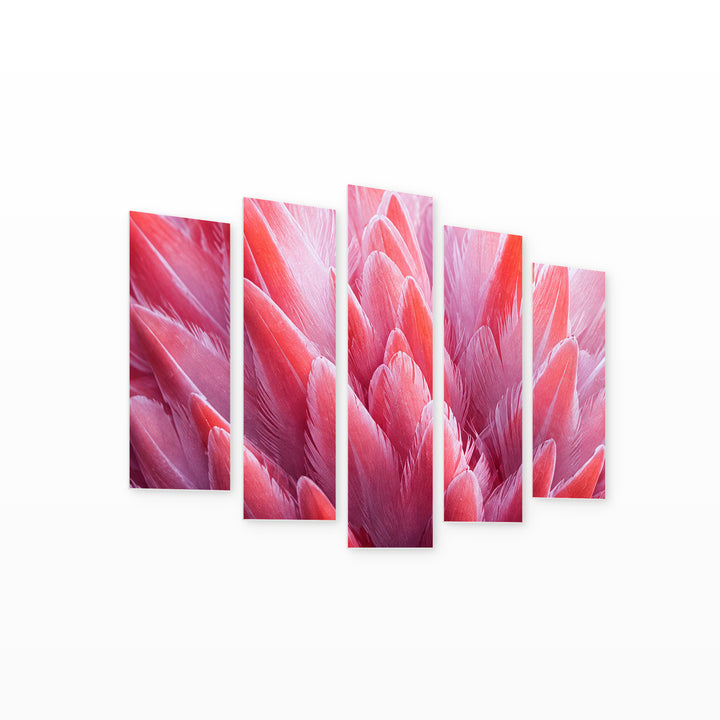 Touch Contemporary Study — five-panel wall art on white background in perspective | 5wallart 57648 M1