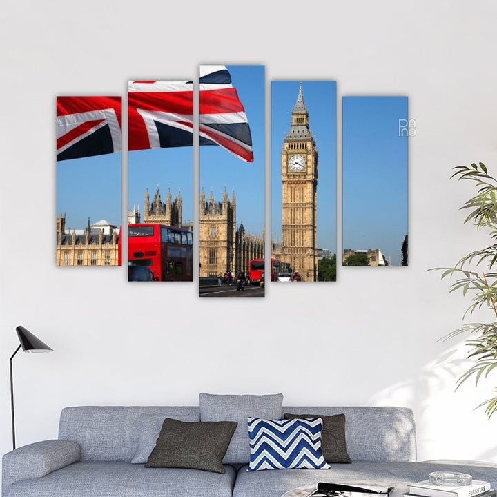 Red Double-Decker Buses in Front of Big Ben – reference image 3