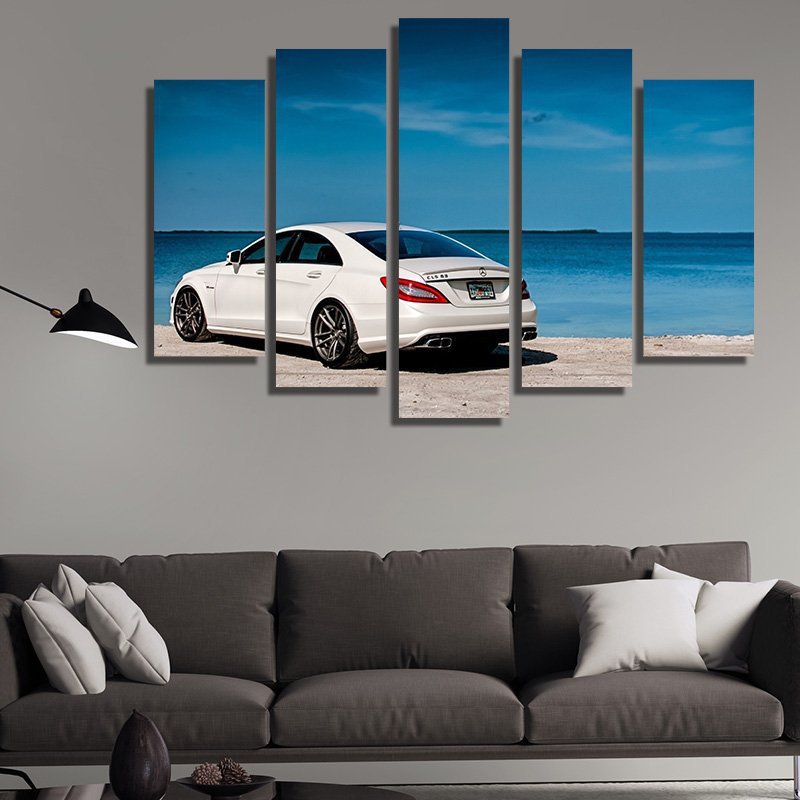 Mercedes CLS – five-piece modular wall art