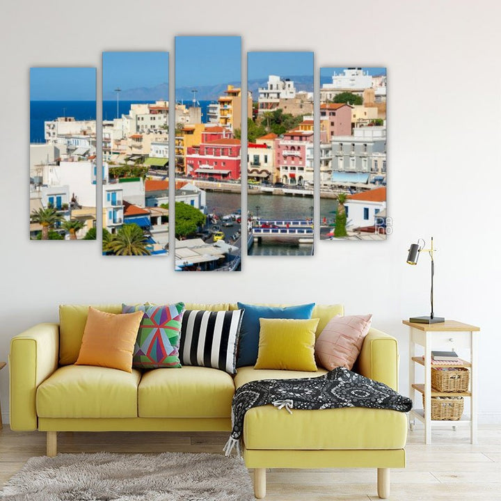 Crete, Greece – five-piece modular wall art