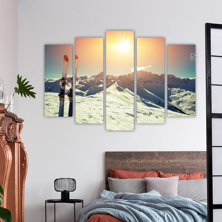 Ski Slope Sunrise – reference image 5