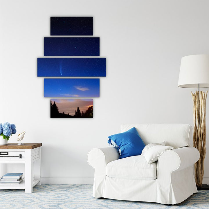 Wish for Me – five-piece modular wall art