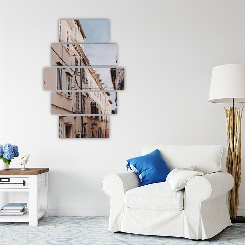 Sunday – five-piece modular wall art