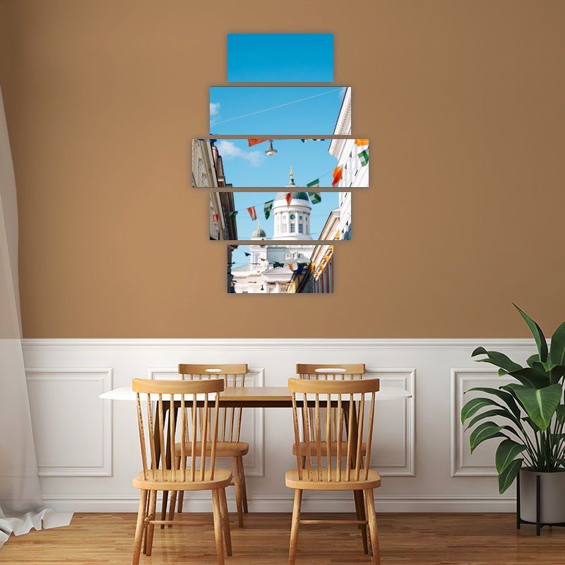 Travel! – five-piece modular wall art