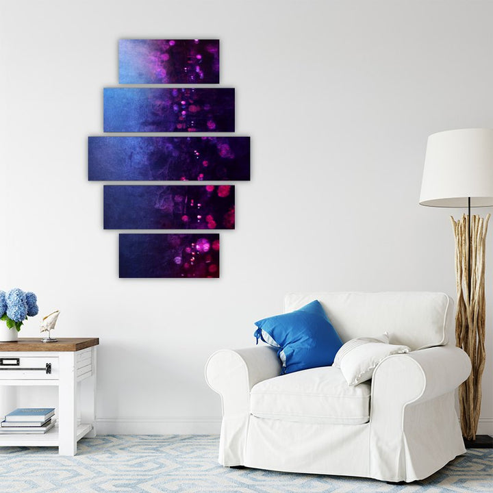 Space Painting – five-piece modular wall art