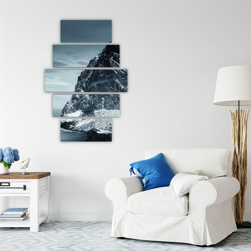 Rocky Landscape – five-piece modular wall art