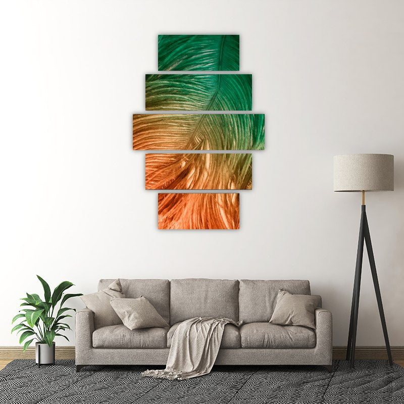 Outstretched Desires – five-piece modular wall art