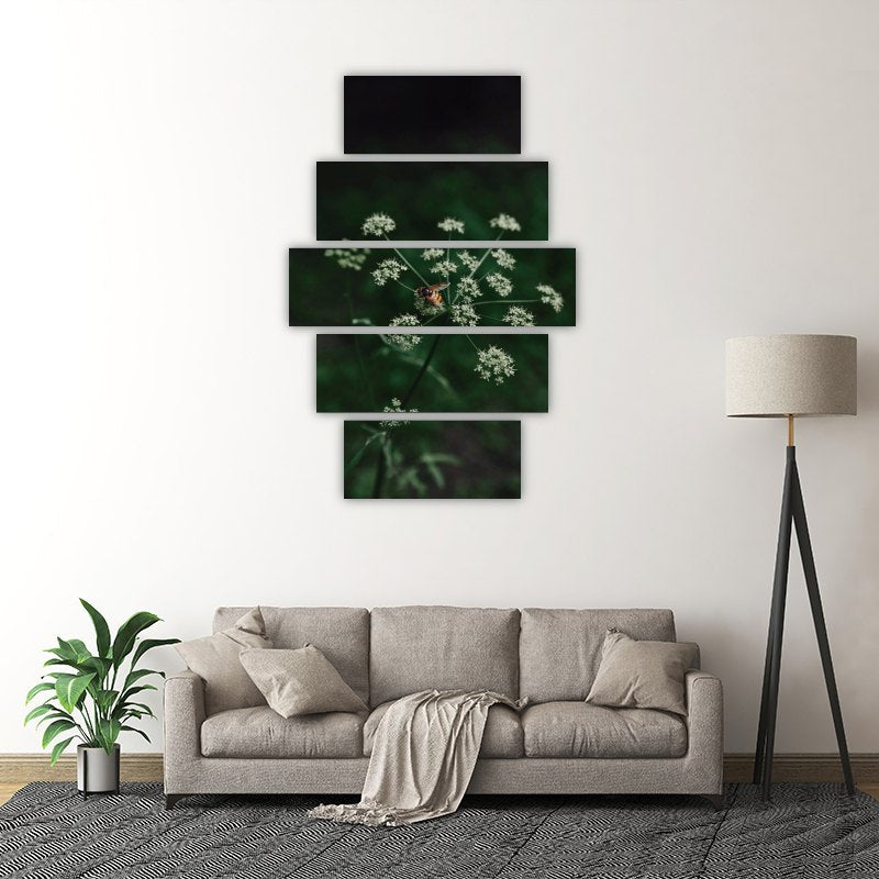 Forest Minimalism – five-piece modular wall art