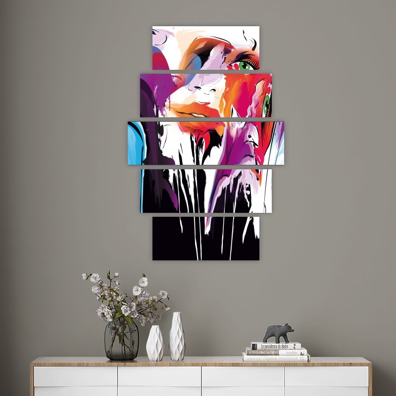 I Dreamed of You – five-piece modular wall art