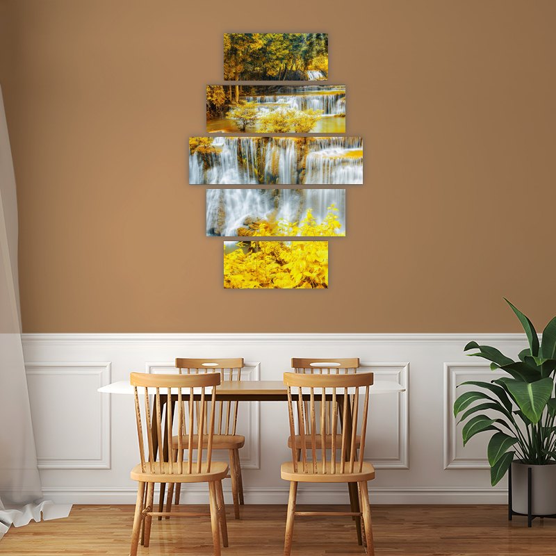 Natural Magic – five-piece modular wall art