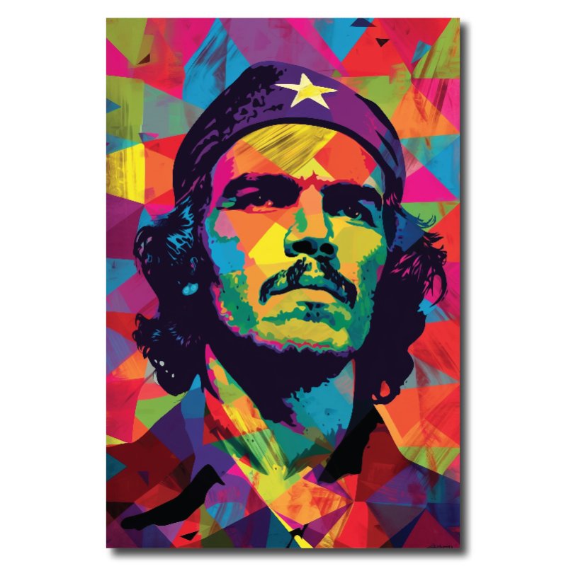 Che Guevara – five-piece modular wall art
