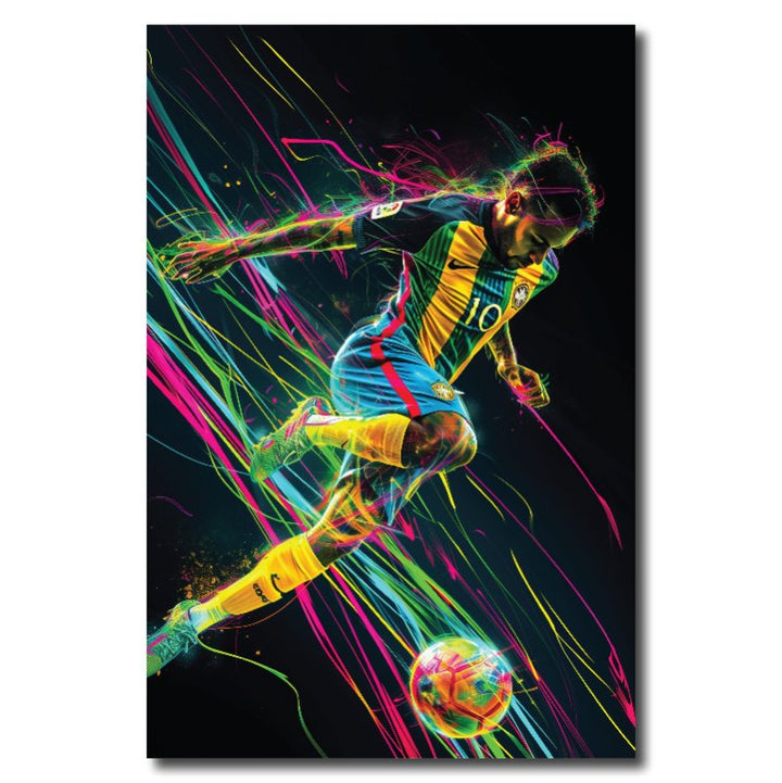 Football Symphony – five-piece modular wall art