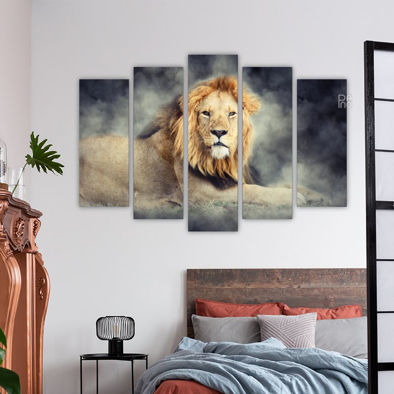 Lion in Dust – reference image 3